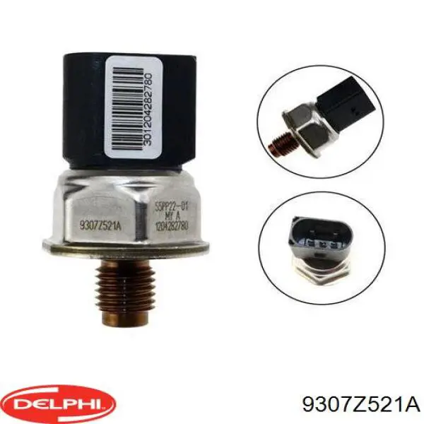 Sensor de presión de combustible Delphi 9307Z521A precio, desde 54,42 EUR
