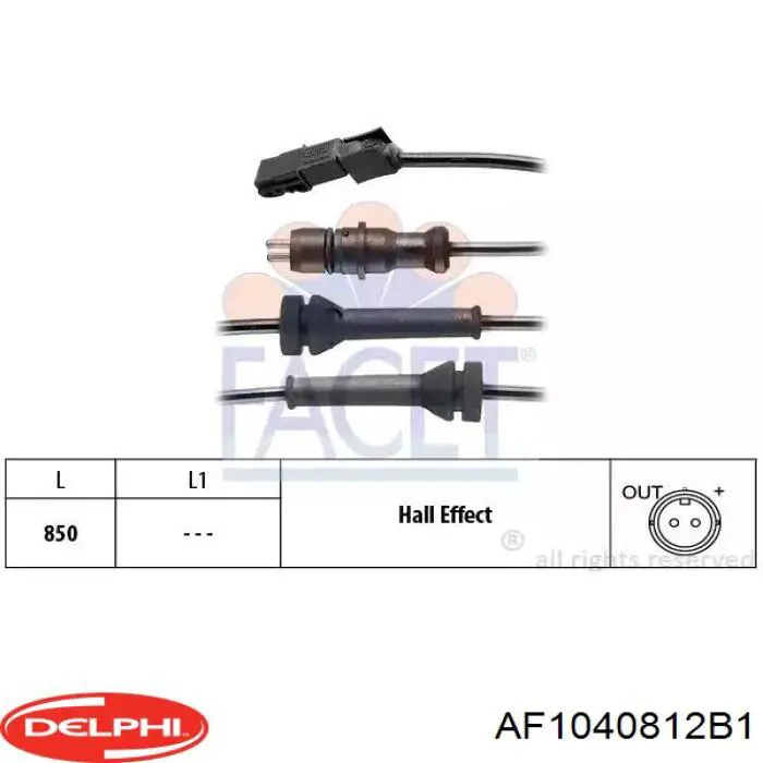 AF10408-12B1 Delphi sensor de flujo de aire/medidor de flujo (flujo de aire masibo)