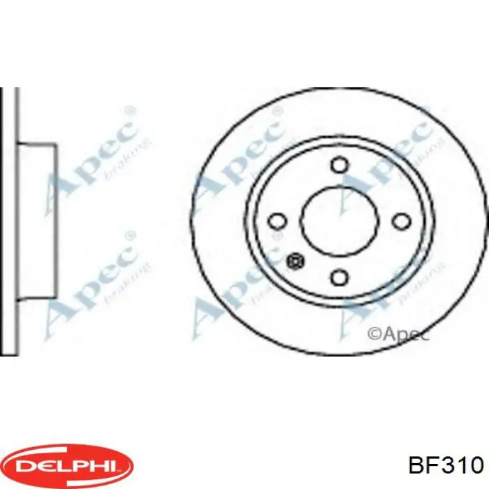 Comprar BF310 Delphi Tambor de freno trasero