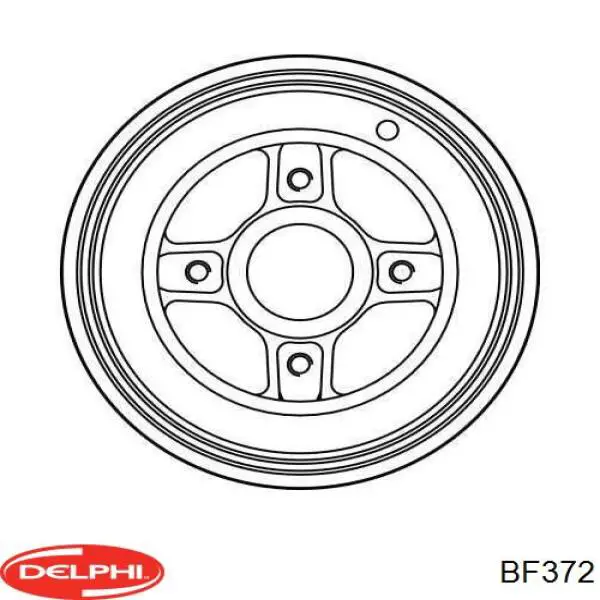 BF372 Delphi freno de tambor trasero