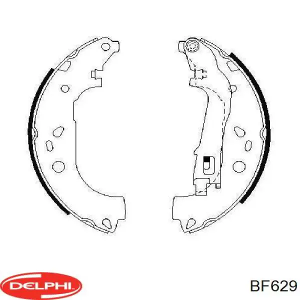 Comprar BF629 Delphi Tambor de freno trasero