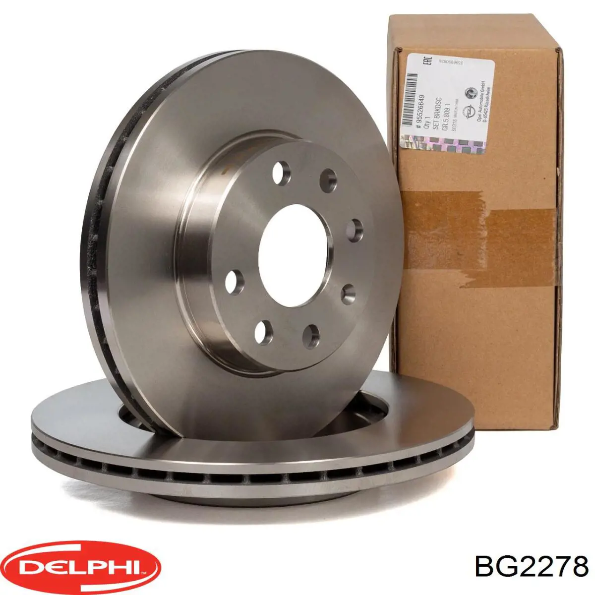 Freno de disco delantero Opel Astra 51, 52, F35, M35