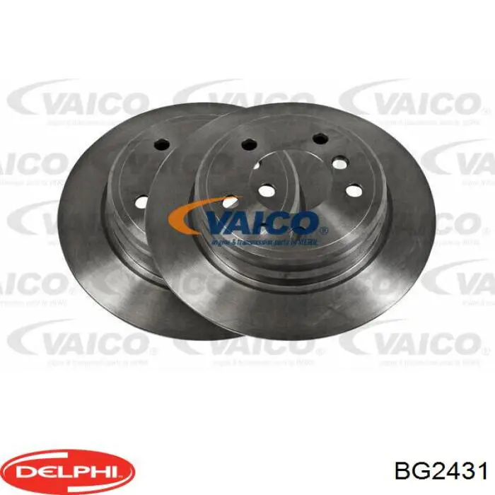 Disco de freno trasero BMW 5 E34