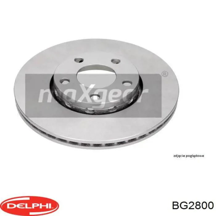 Disco de freno trasero Peugeot 206 2A/C