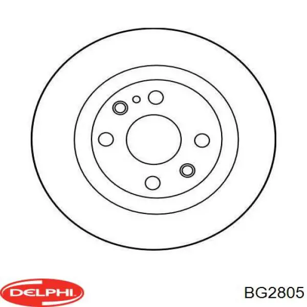 Disco de freno trasero Mazda 323 BG
