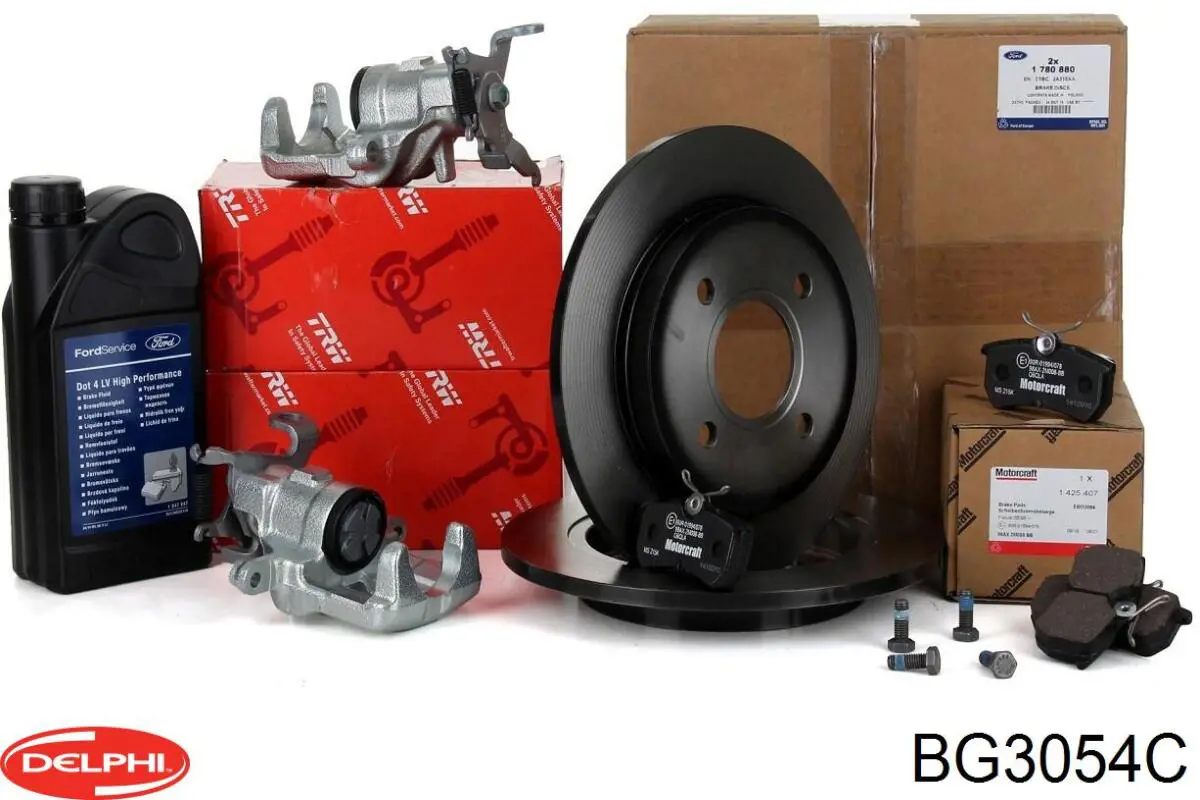 Disco de freno trasero Ford Sierra 1 GBC