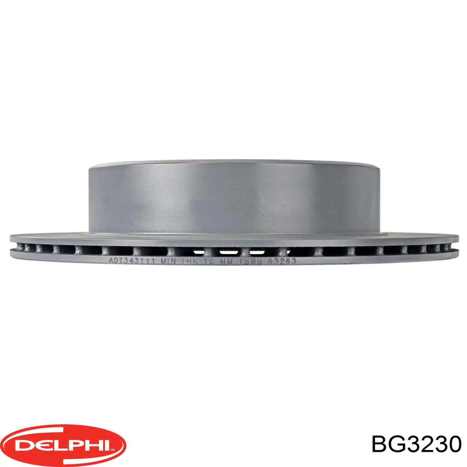 BG3230 Delphi disco de freno trasero