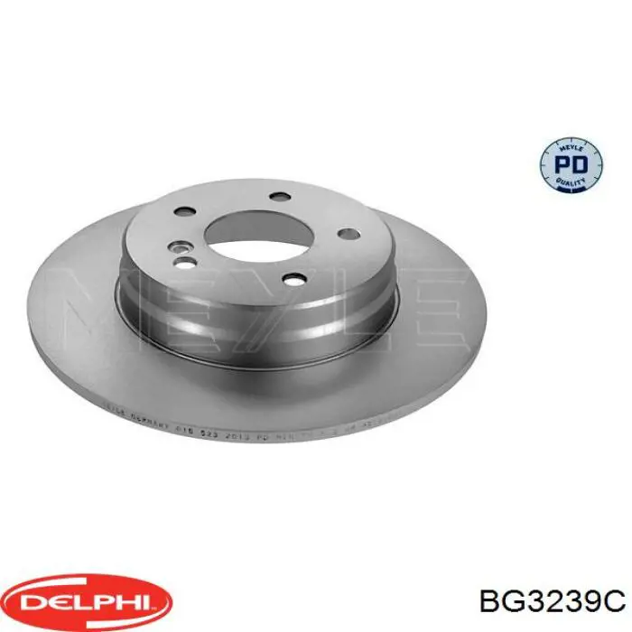 Disco de freno trasero Delphi BG3239C precio, desde 34,17 EUR
