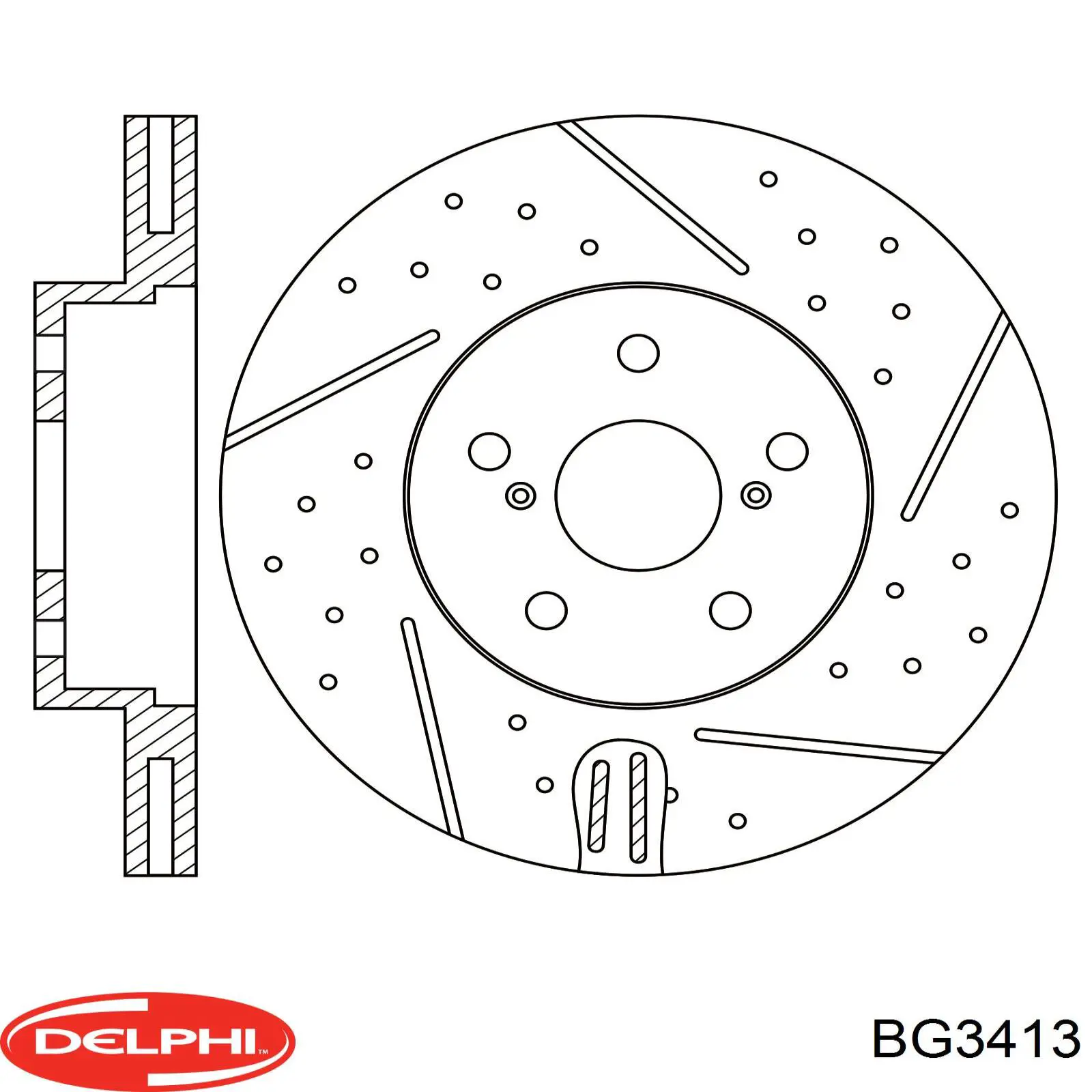 Freno de disco delantero Subaru Impreza 1 GC