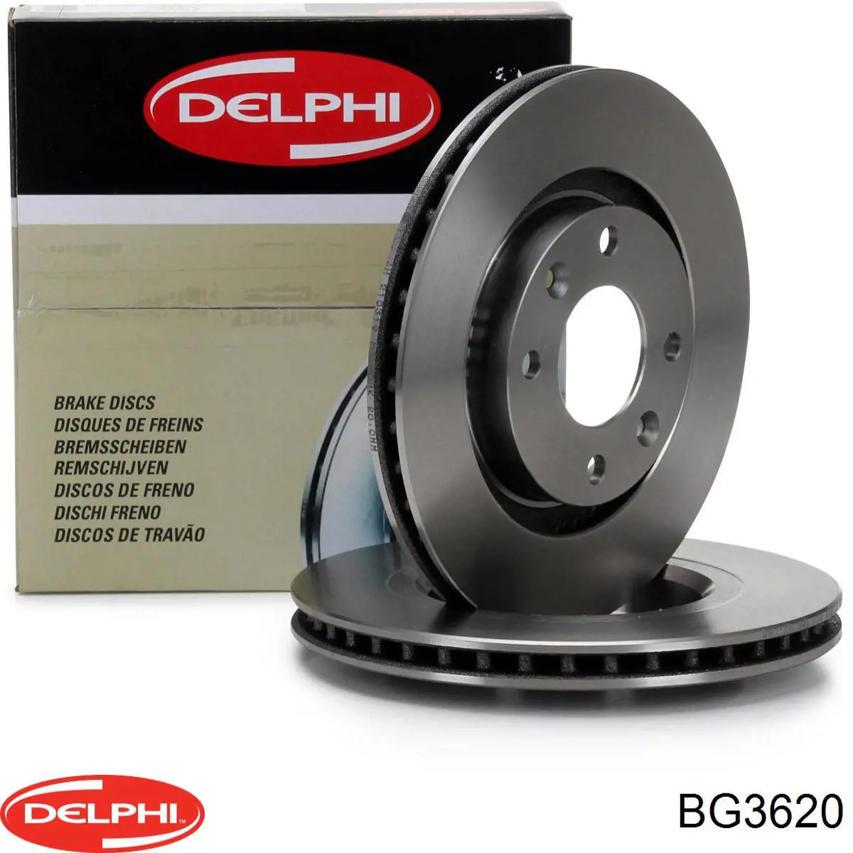 BG3620 Delphi disco de freno delantero