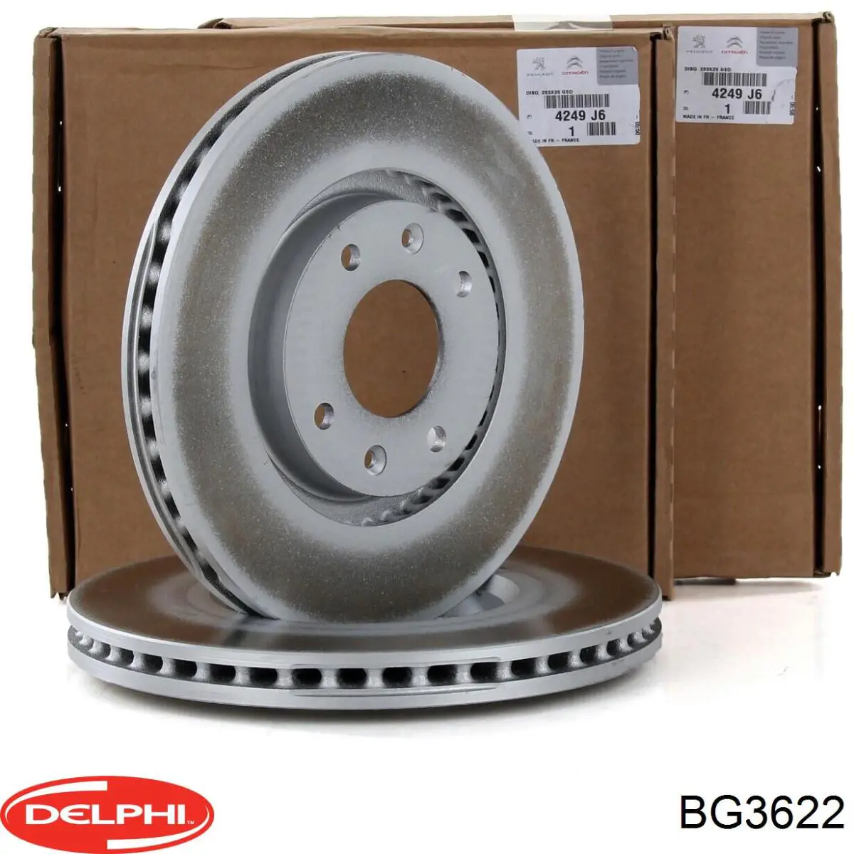 Freno de disco delantero Citroen C4 UD