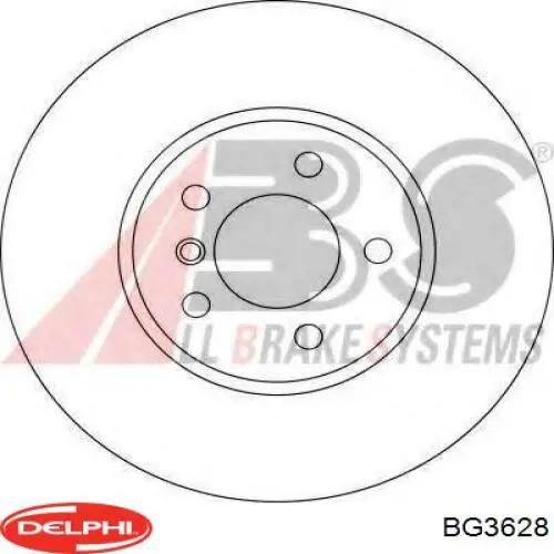 BG3628 Delphi freno de disco delantero