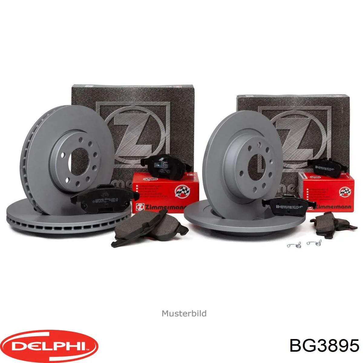 Freno de disco delantero Volvo V40 525, 526