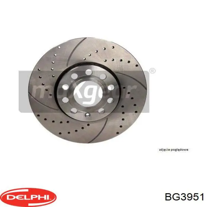 Comprar BG3951 Delphi Freno de disco delantero