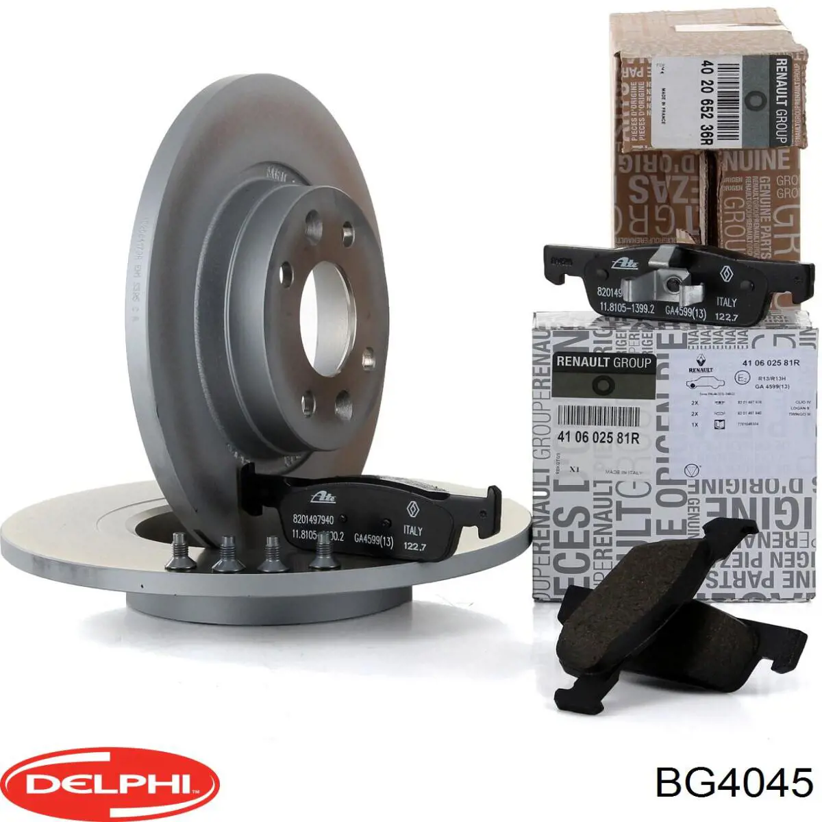 Disco de freno delantero Delphi BG4045