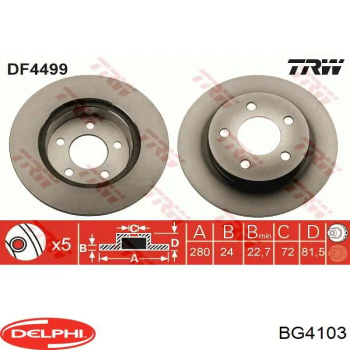 Comprar DI093C Japan Parts Freno de disco delantero