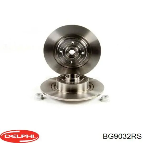 Disco de freno trasero BG9032RS Delphi