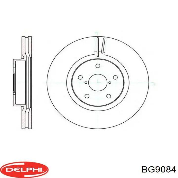 Frenos delanteros Delphi BG9084 precio, desde 69,61 EUR