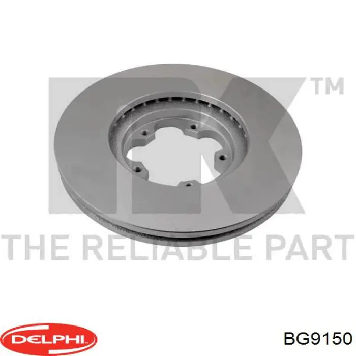 Disco de freno BG9150 Delphi