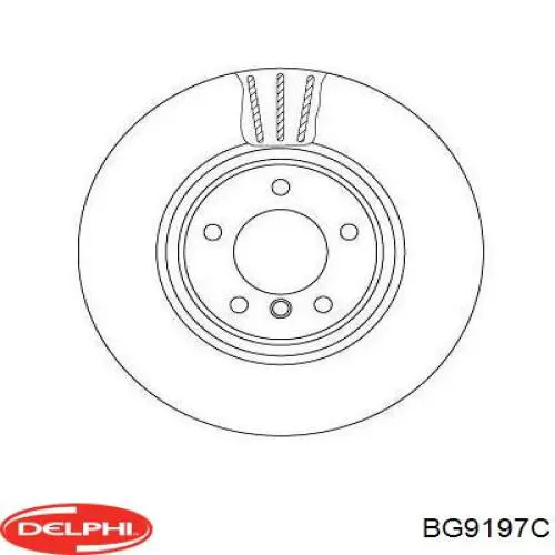 BG9197C Delphi freno de disco delantero