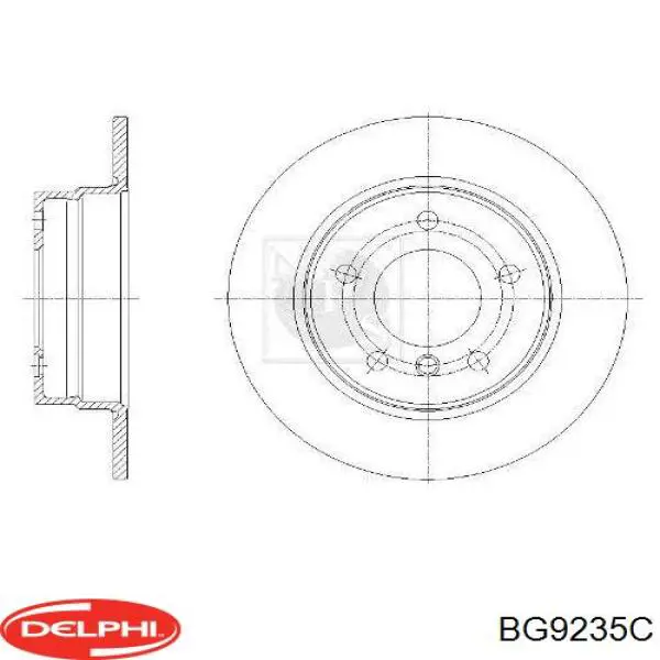 Comprar BBD5976S Borg&beck Freno de disco delantero
