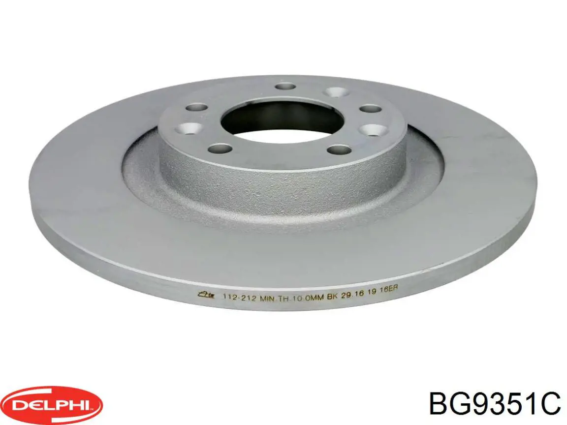 Comprar BG9351C Delphi Freno de disco delantero