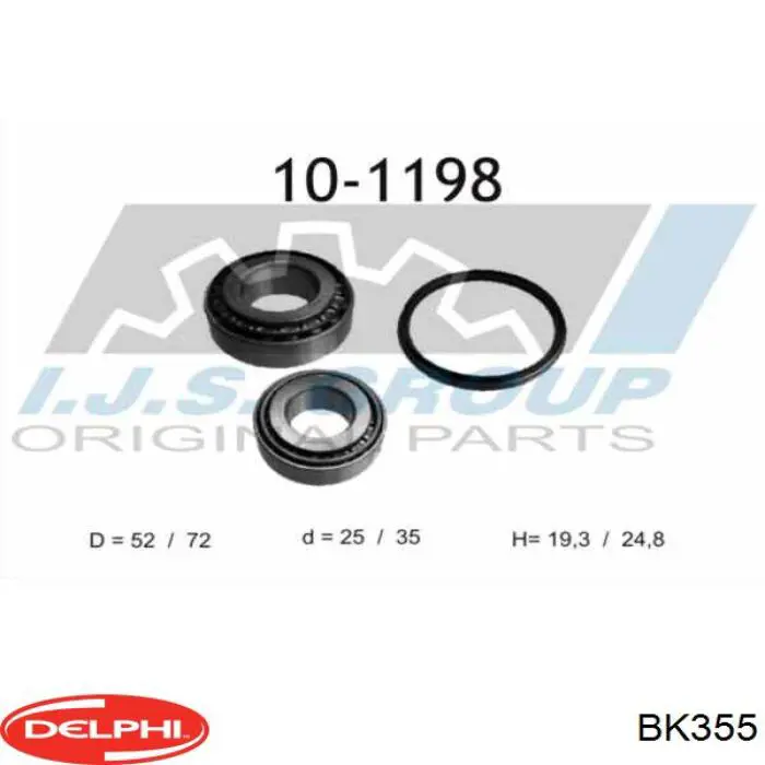 Cojinete de rueda trasero Renault Trafic 1 TXX