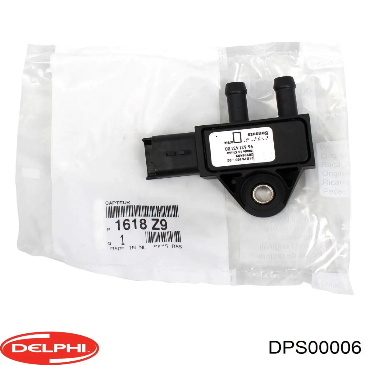 DPS00006 Delphi sensor de presion gases de escape