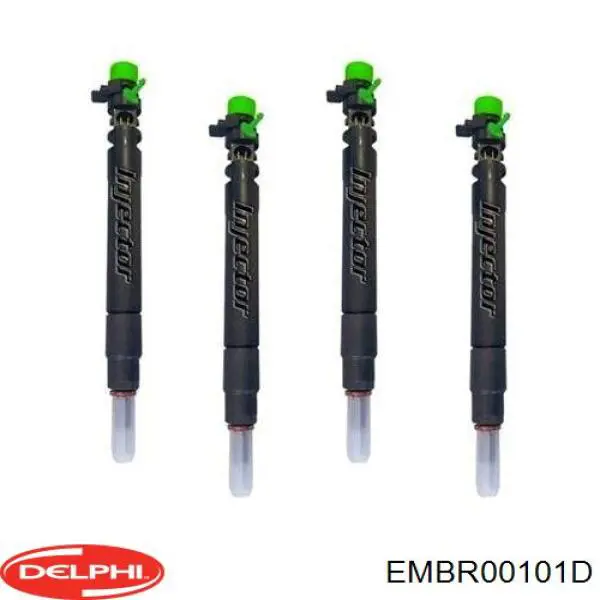 EMBR00101D Delphi inyector de combustible