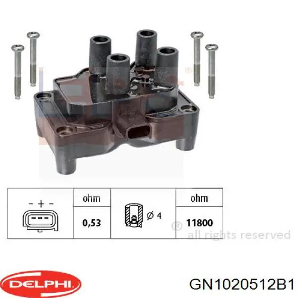 Comprar GN1020512B1 Delphi Bobina