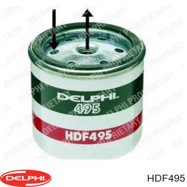 HDF495 Delphi filtro combustible