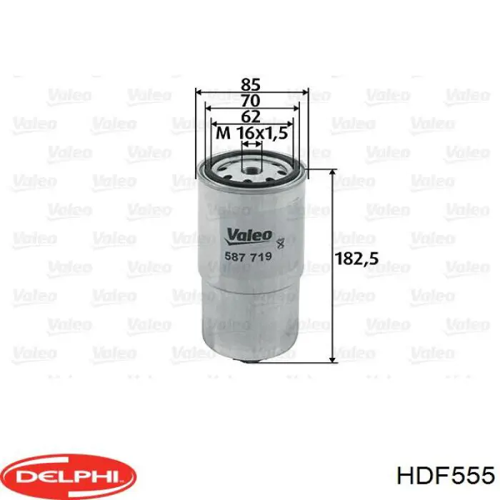 Comprar HDF555 Delphi Filtro diesel