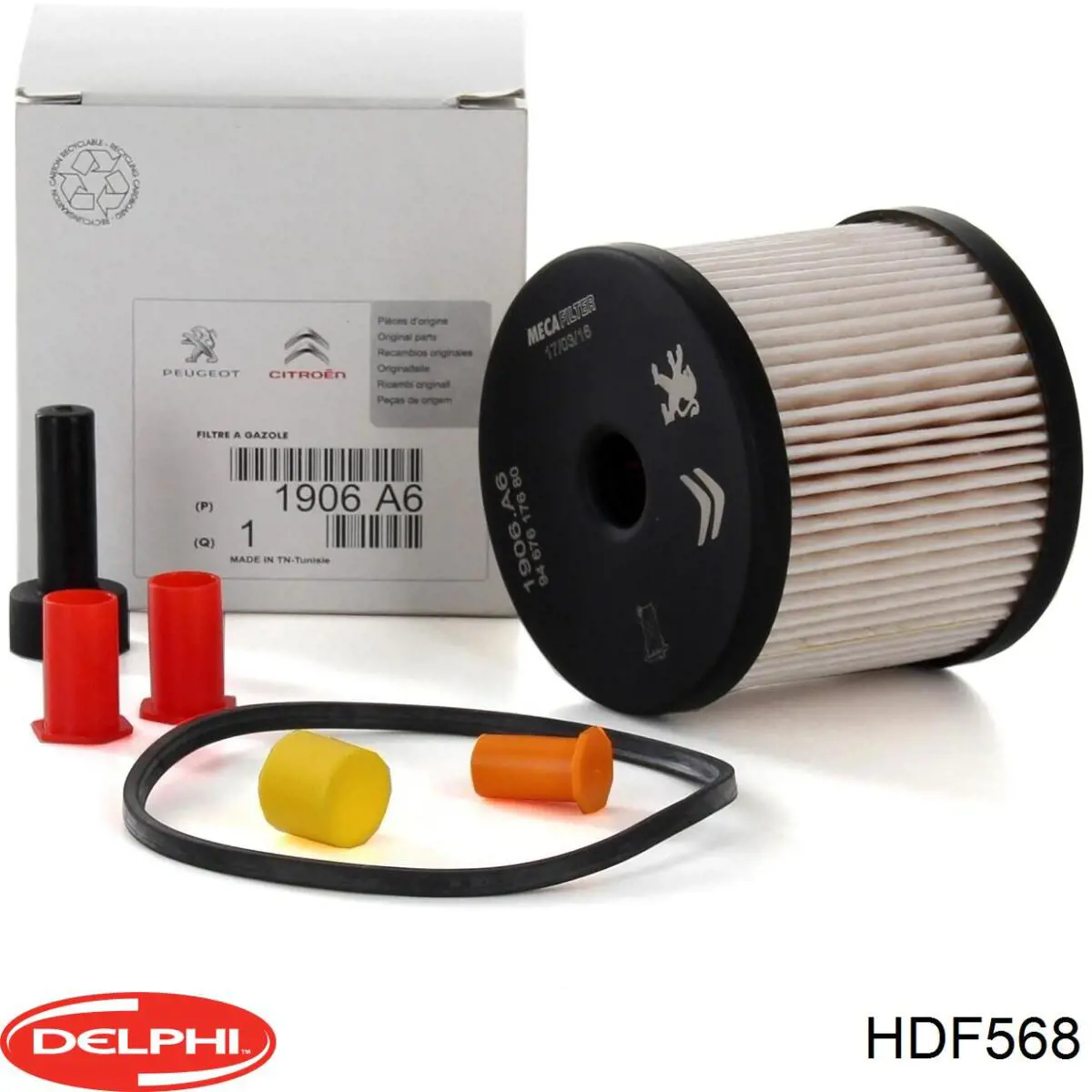 HDF568 Delphi filtro combustible