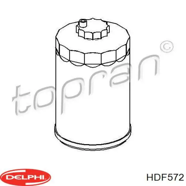 HDF572 Delphi Filtro de gasolina