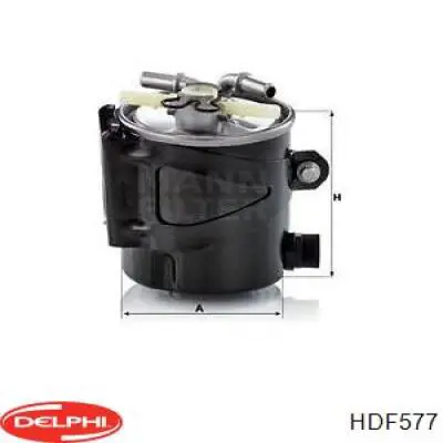 HDF577 Delphi filtro combustible