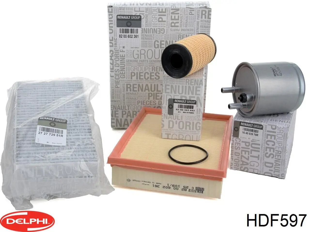 Filtro de combustible HDF597 Delphi