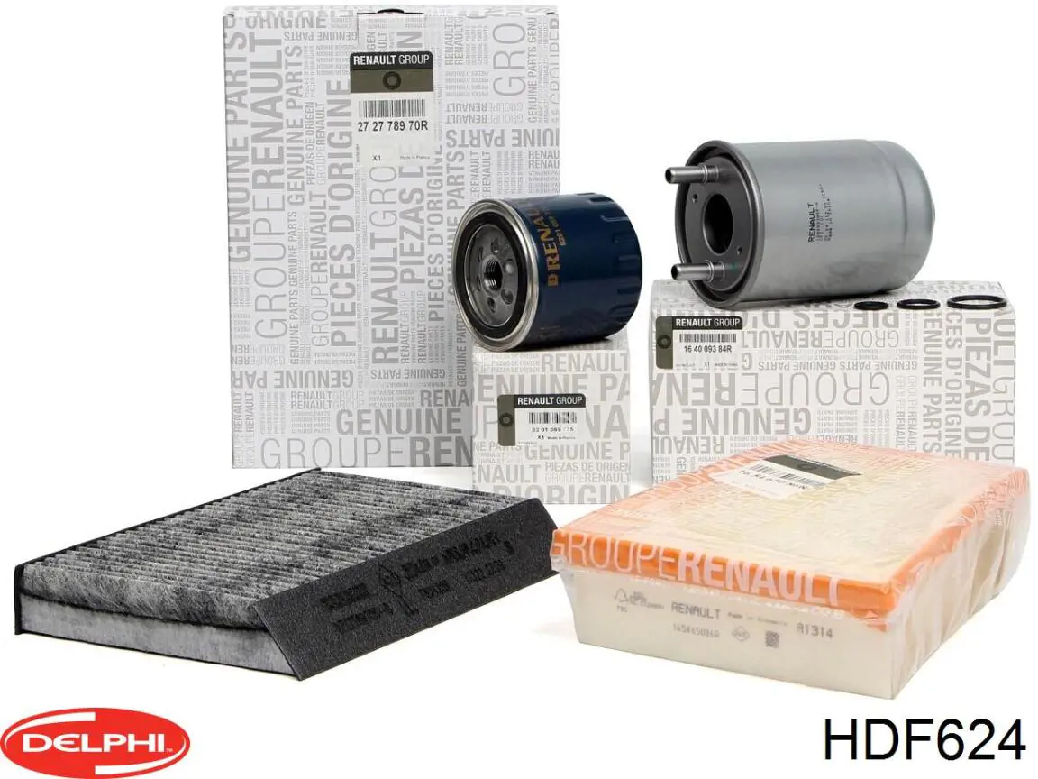 HDF624 Delphi Filtro de gasolina