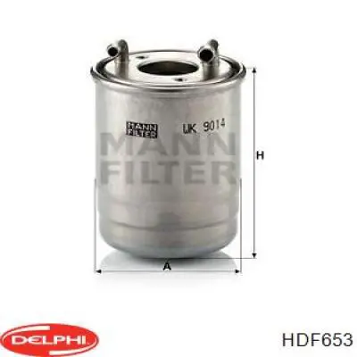 HDF653 Delphi Filtro de gasolina