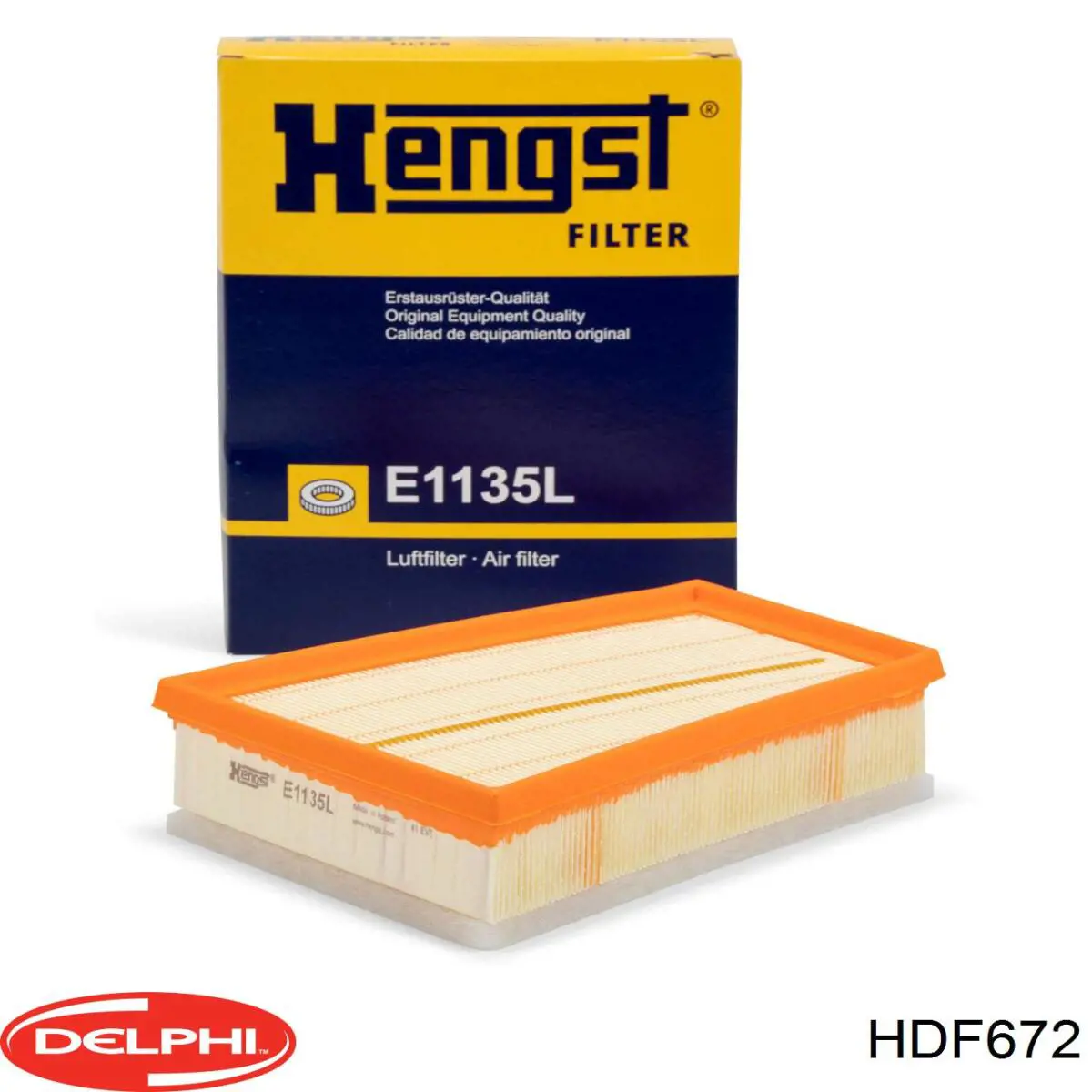 Filtro de combustible HDF672 Delphi