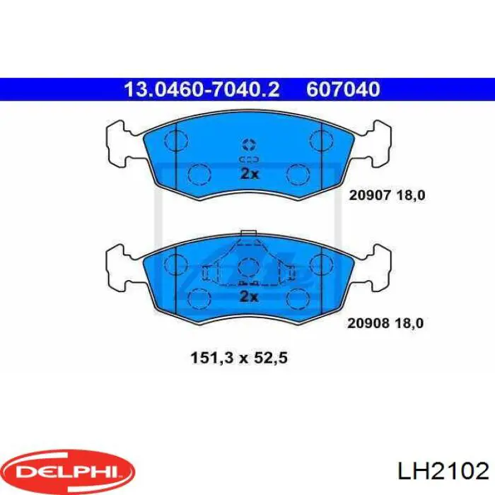 Manguera de freno trasera izquierda Delphi LH2102 precio, desde 10,79 EUR