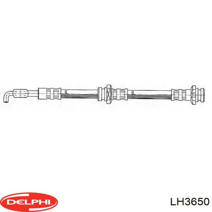 Latiguillos de freno delantero 331232 Adriauto