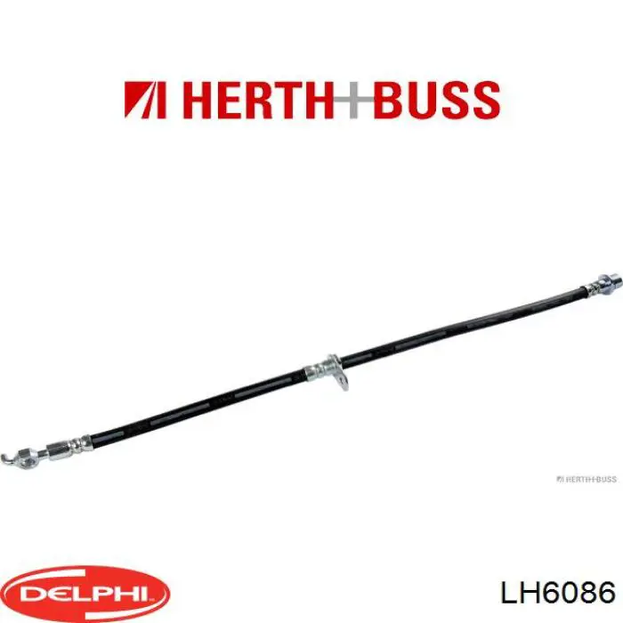 LH6086 Delphi latiguillos de freno delantero derecho
