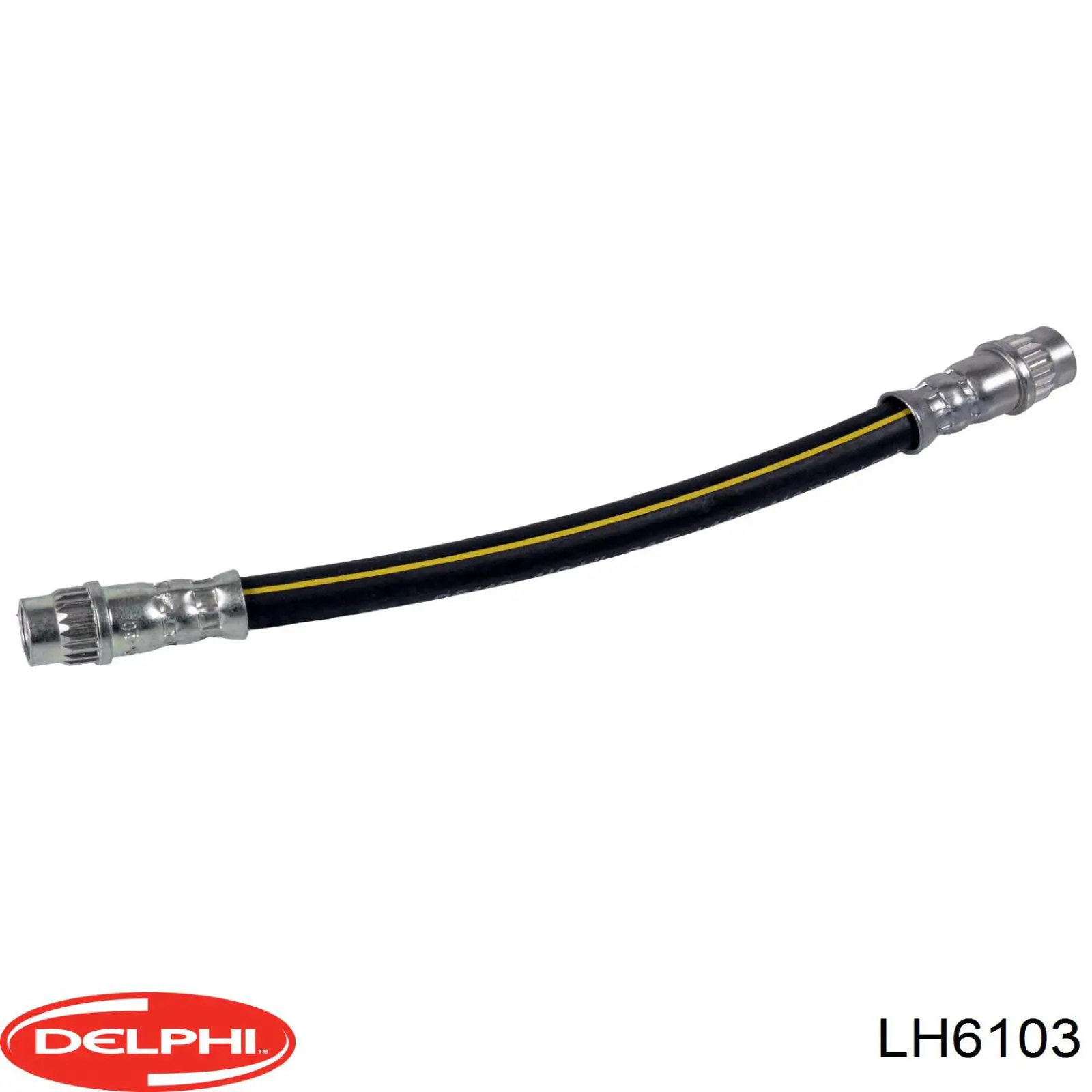 LH6103 Delphi tubo flexible de frenos trasero