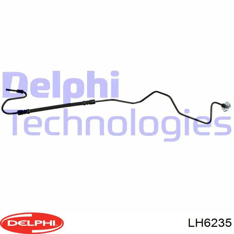 LH6235 Delphi latiguillo de freno trasero