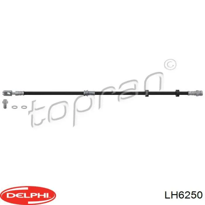 Latiguillos de freno delantero LH6250 Delphi