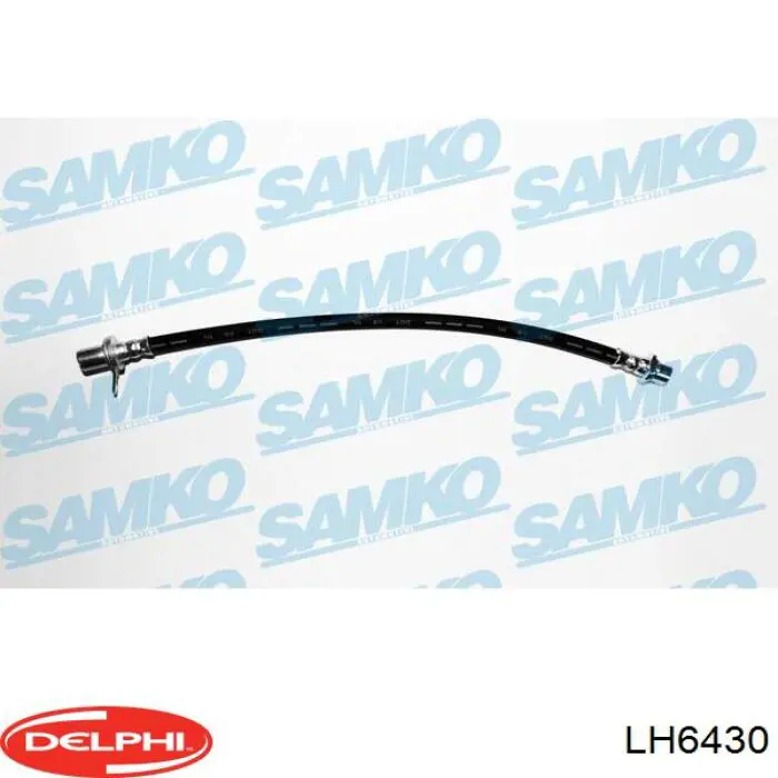 LH6430 Delphi tubo flexible de frenos trasero derecho