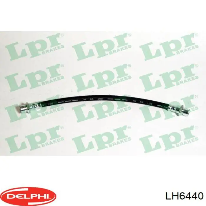 LH6440 Delphi tubo flexible de frenos trasero