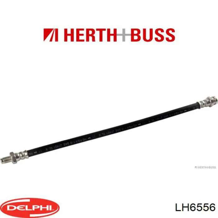 LH6556 Delphi tubo flexible de frenos trasero