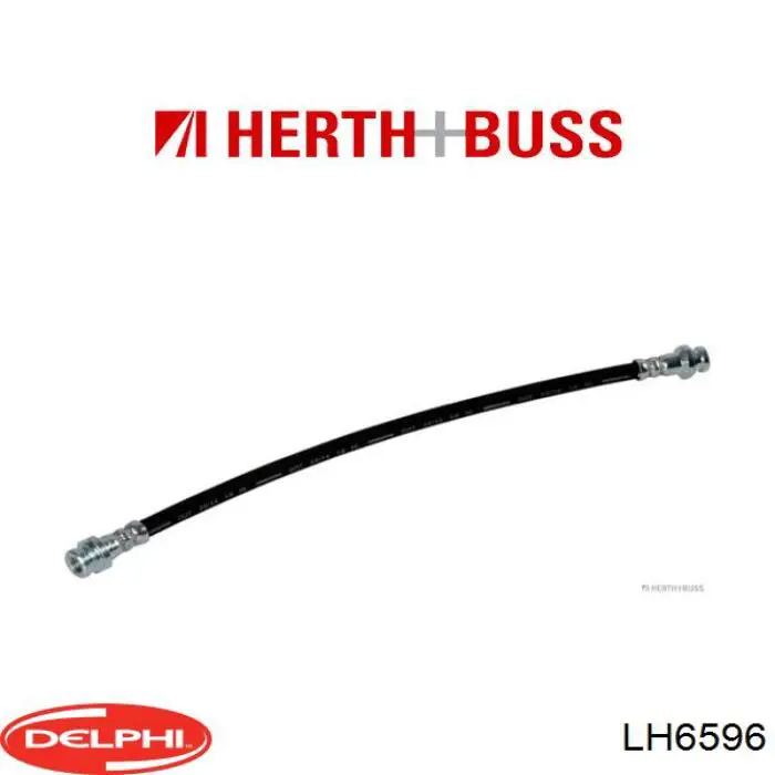 LH6596 Delphi tubo flexible de frenos trasero