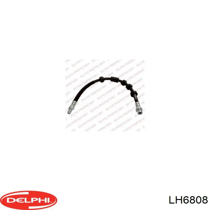 LH6808 Delphi latiguillos de freno delantero derecho